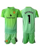Manchester United Altay Bayindir #1 Maalivahdin Kolmaspaita Lasten 2025-26 Lyhythihainen (+ shortsit)